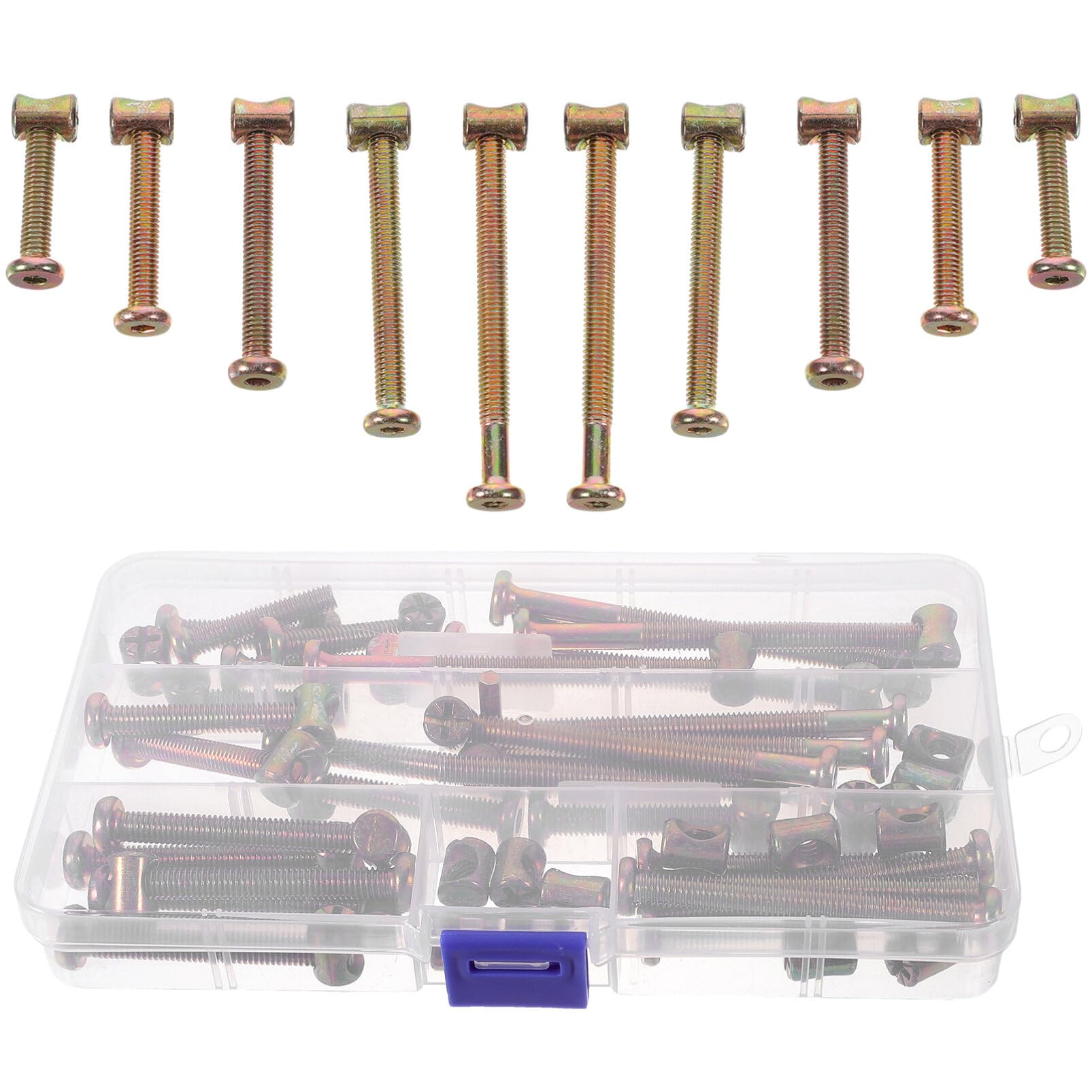 Holibanna 1 Box of Beds Headboards Furniture Repair Screws Wooden Bed Bolts Screws