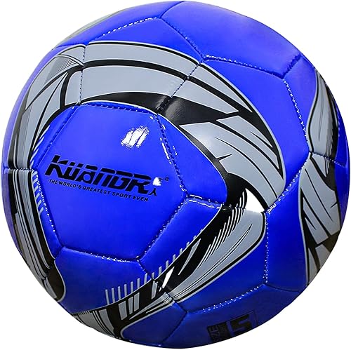 Senston Balón de fútbol oficial talla 5, pelotas de fútbol de entrenamiento para interiores y exteriores para niños y jóvenes