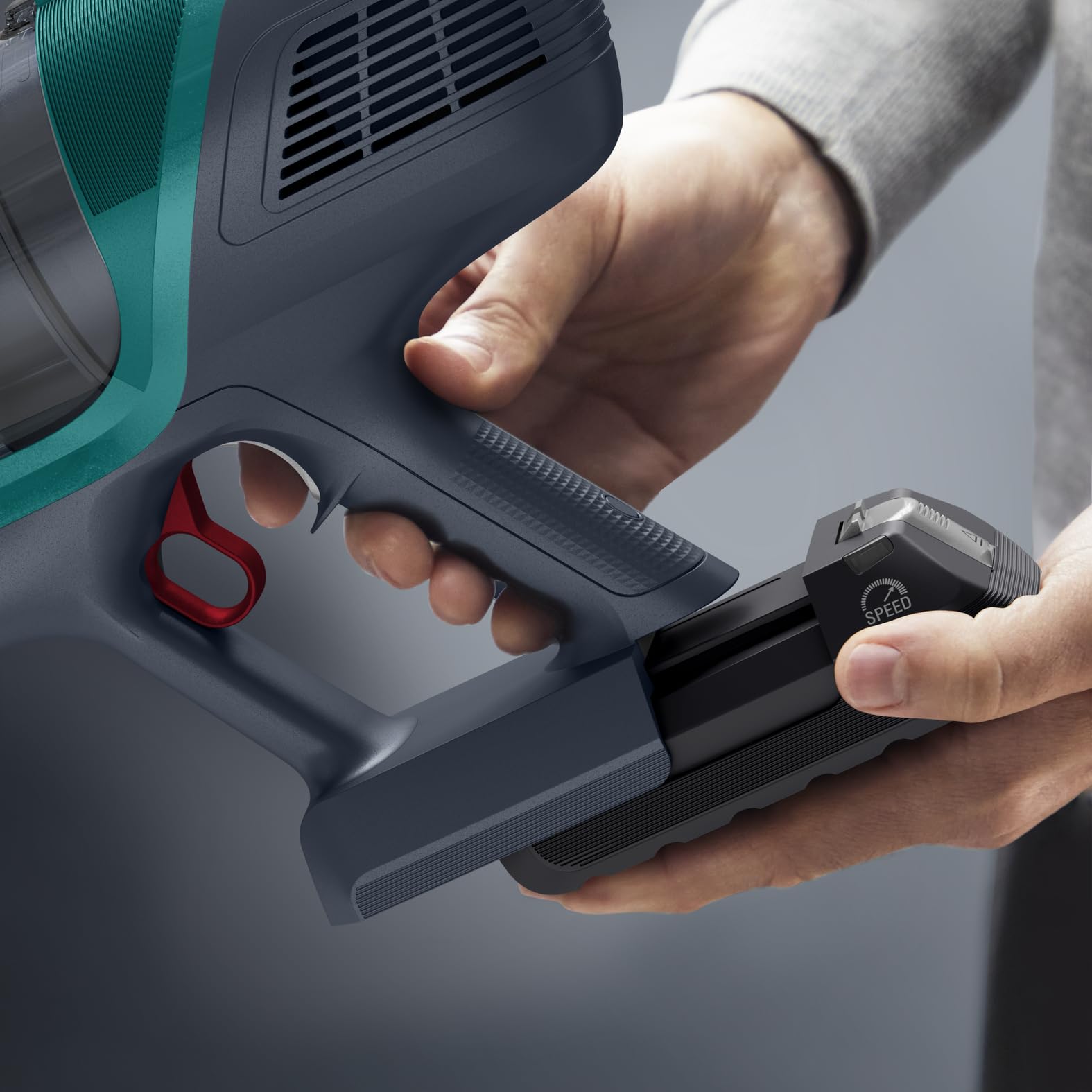 Rowenta X-Pert 6.60 Essential Aspirapolvere Senza Fili Flex RH6820, 18 V, tecnologia Boost, Batteria Rimovibile, Fino a 45 Minuti di autonomia