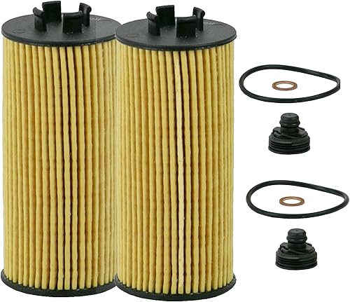 Par de 2 filtros de aceite de motor para BMW Mini Cooper Clubman Countryman i8 X1 X2 DOHC turboalimentado FI DI F39 F48 I12 F55 F56 F60 F54 F57 R57