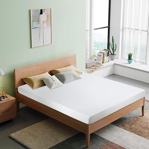 Miniatura 14 de Colchón tamaño matrimonial de 8 pulgadas en una caja, colchón de espuma viscoelástica certificado Certipur US, colchón de gel refrescante para sueño