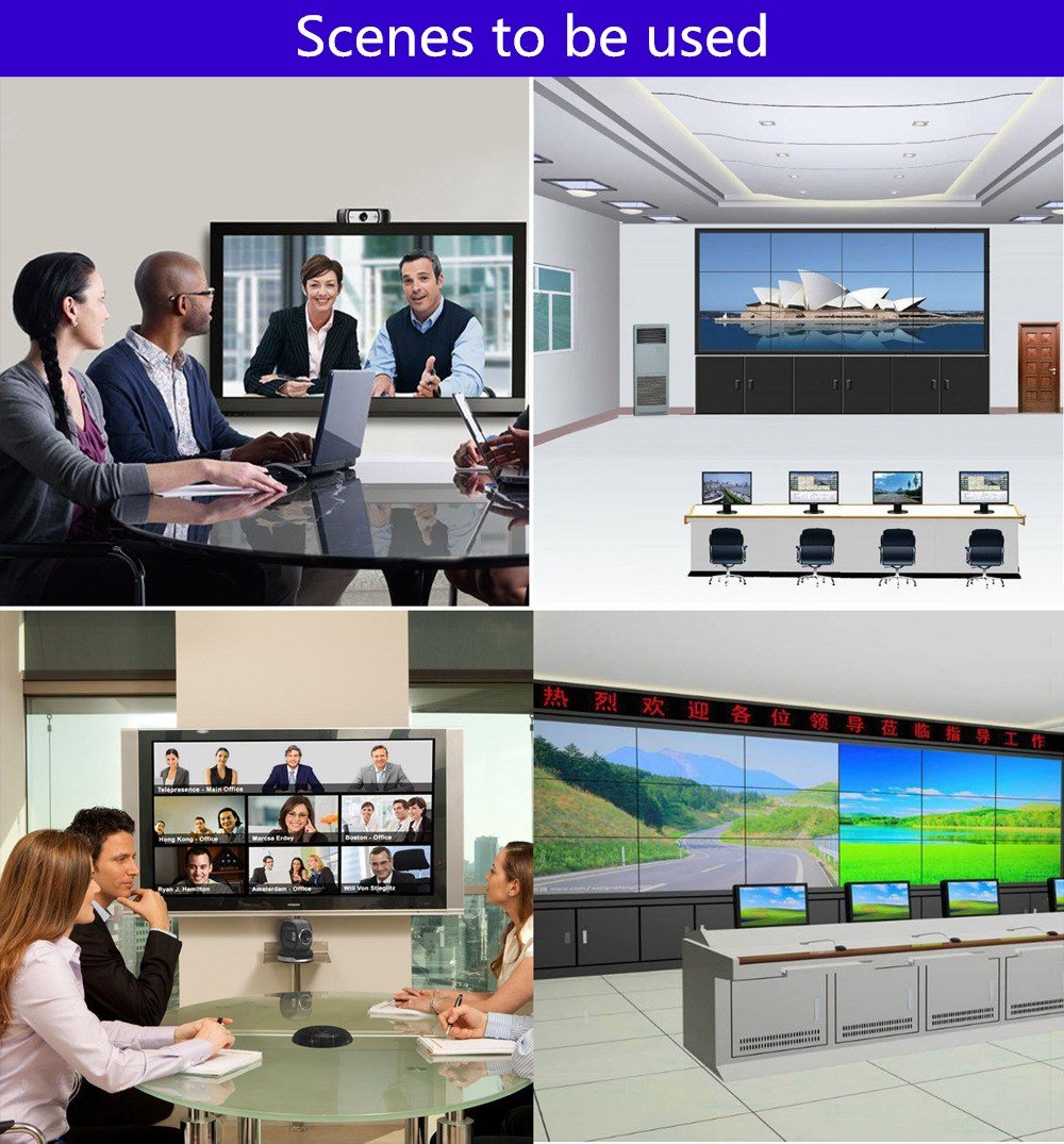HDMI Matrix Switch ，Dispensatore Hdmi, Splitter HDMI a 4 porte Splitter 1x Distributore HDMI 1.4 in uscita 1,44 per 4Kx2K Full HD 1080P