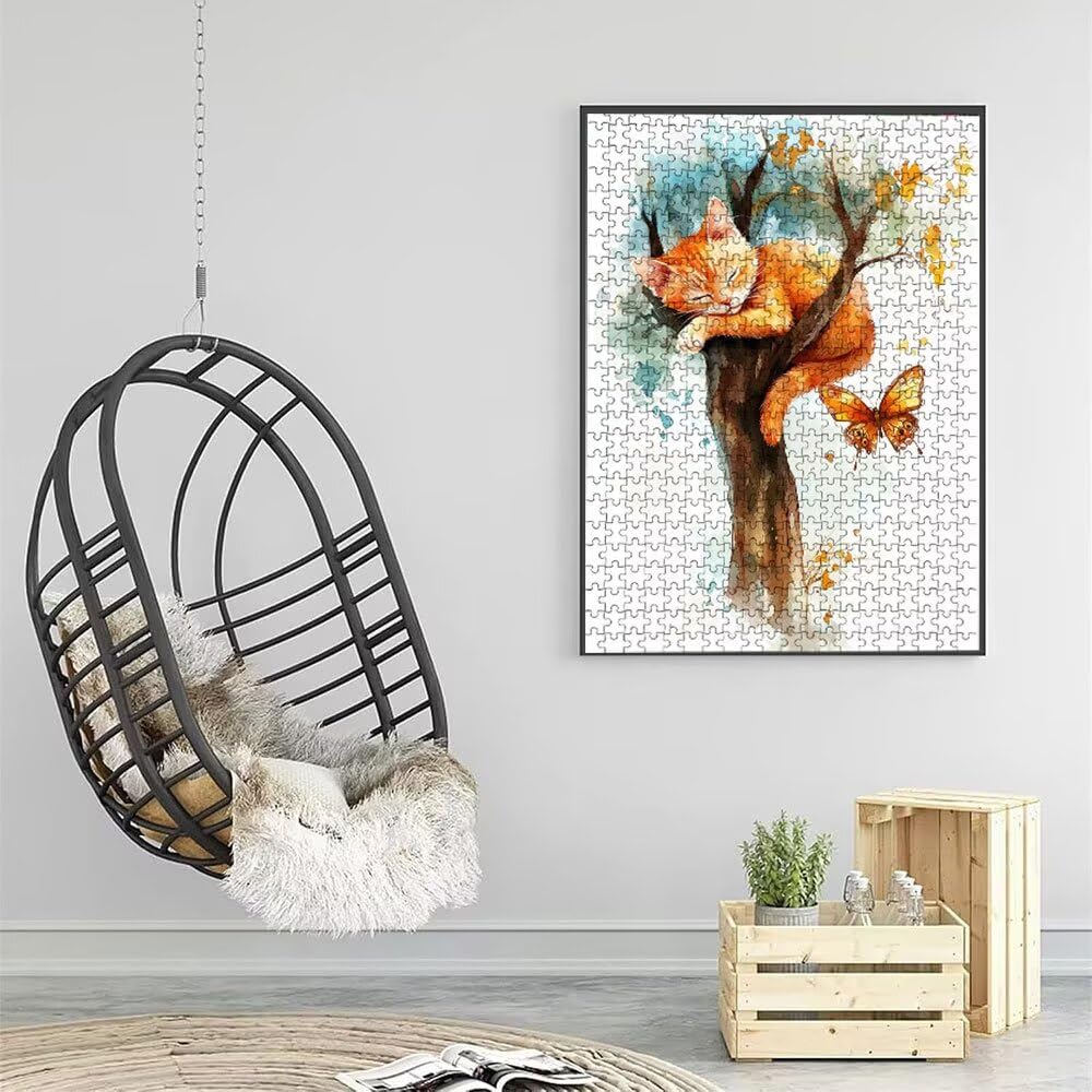 Puzzle 5000 Pezzi, Gatto Albero Di Amandola 3D Puzzle per Adulti Impegnativo, Educa Puzzles Artistico, Divertente E Stimolante Puzzles Decorativo per La Famiglia, Regalo e Decorazione Pareti DX0YL6968