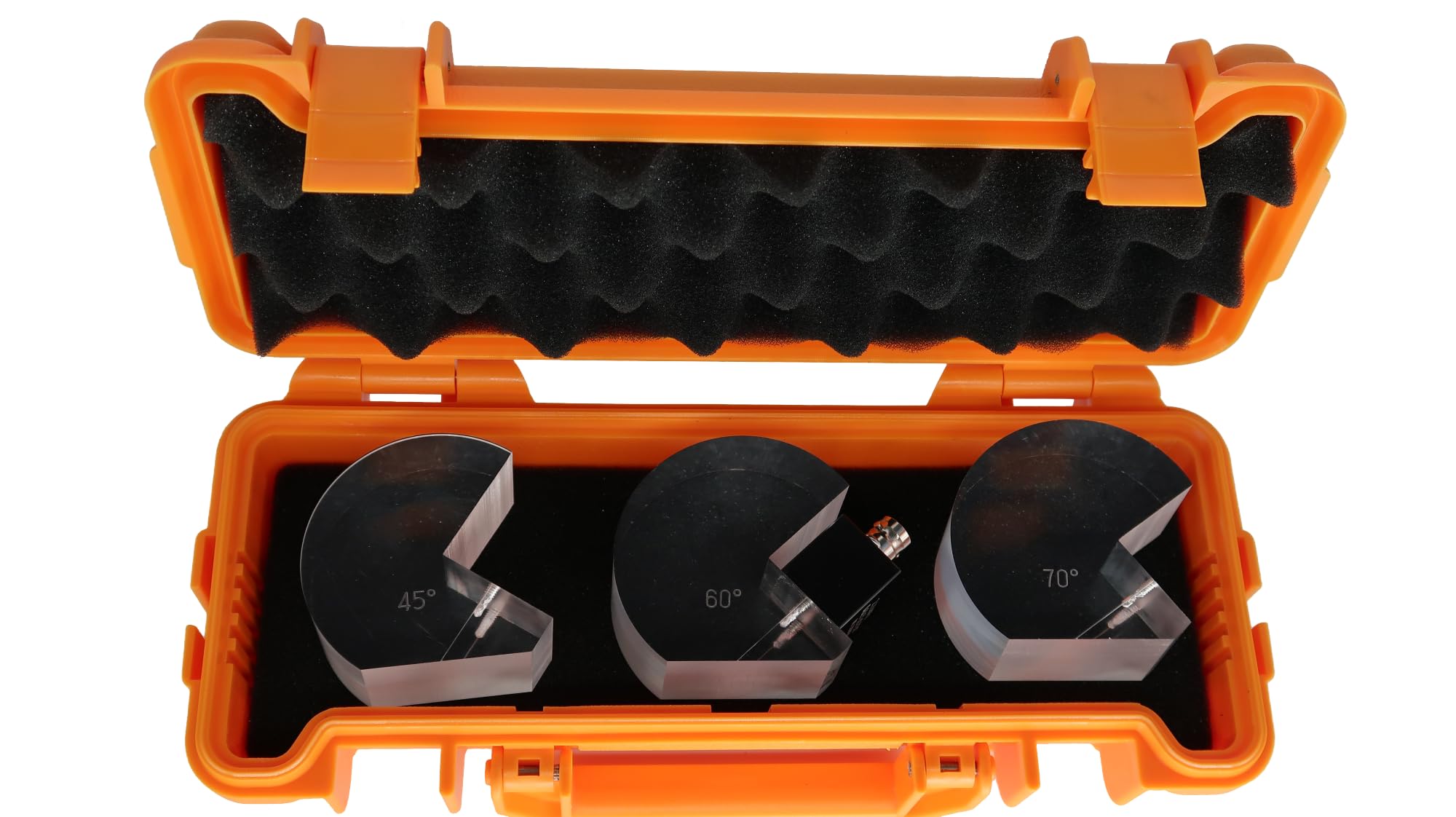 AWS Ultrasonic Angle Beam Probe Tru-Sonic 0.625×0.750 inch(One Piece) + Wedge 70 60 45 for Ultrasonic Flaw Detector Ultrasonic sensors