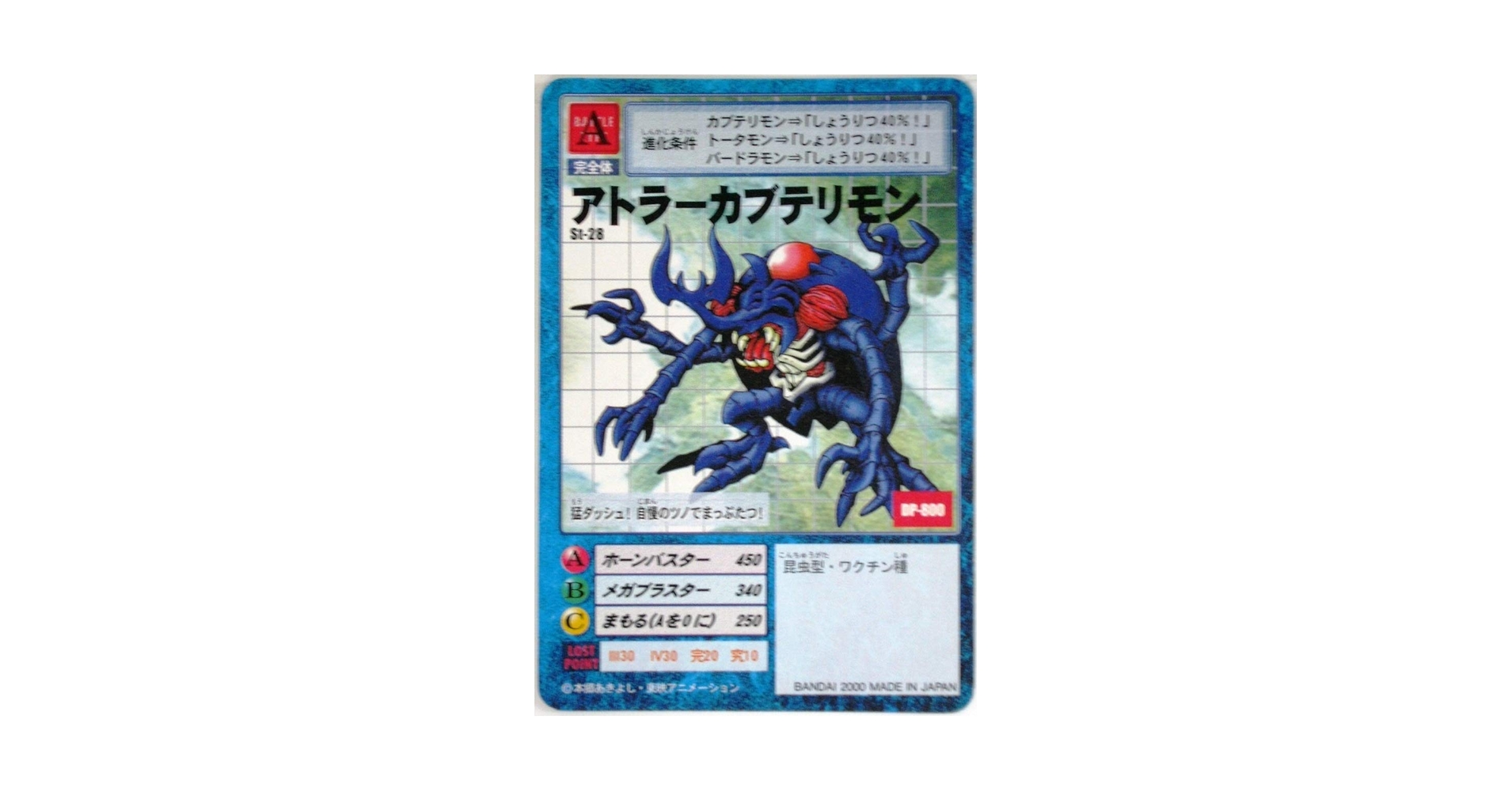 Amazon.co.jp: デジタルモンスター カードゲーム St-28 アトラー