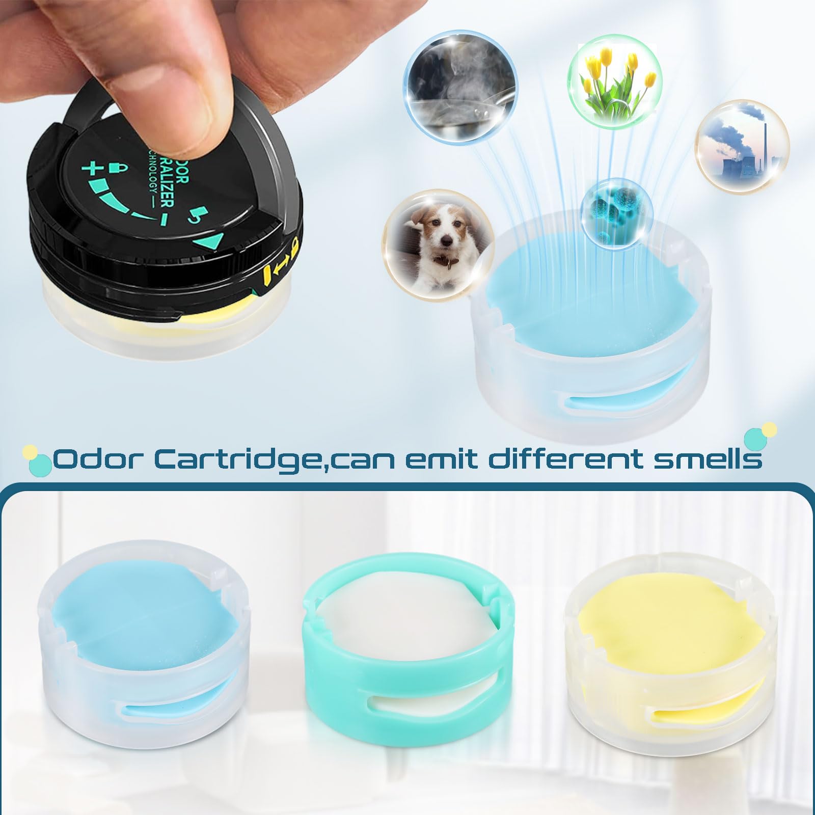 Geruchsneutralisator Patronen Für Shark Staubsauger AZ3000 & AZ3002 - 6 Monate Frischegarantie