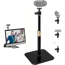 Brio 101 Tabletop Webcam Stand, 17'' Magnetic Webcam Holder