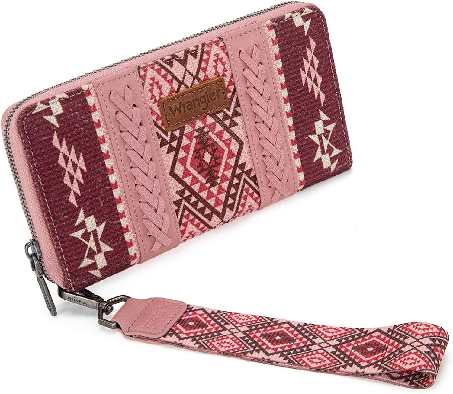 X Wrangler Wristlet Western Wallet Boho Aztec Credit Card Holder for Women