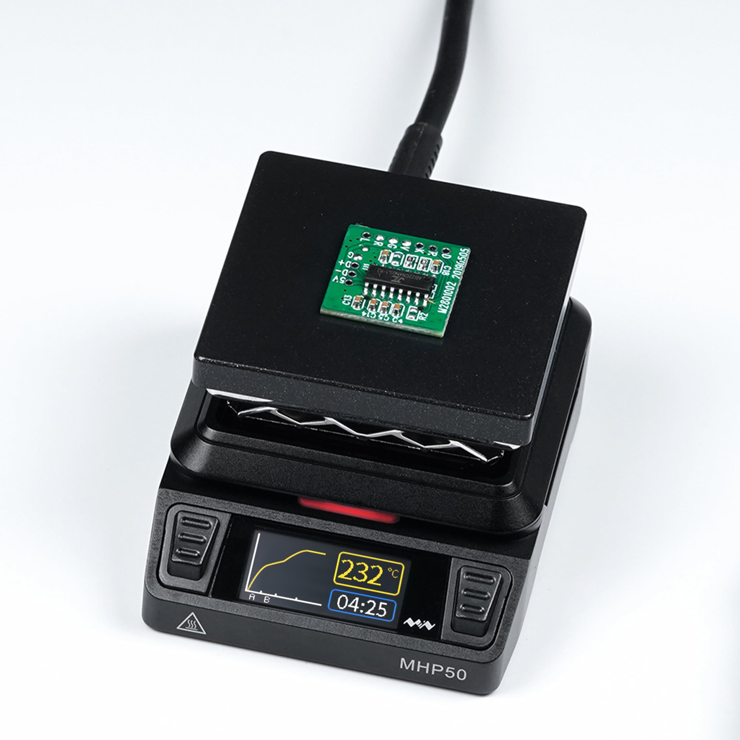 MINIWARE Original MHP50 Mini Electric Temperature Adjustable OLED-Display Hot Plate Preheater Soldering Preheating Station Welder Rework Heater Devices|(NO POWER SUPPLY)