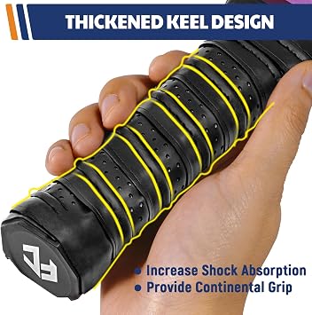JAYA Pickleball Grip Tape, Extra-Length Overgrip for Pickleball Paddle, Sweat-Absorbing, Non-Slip Replacement Grip Wrap, Easy to Install