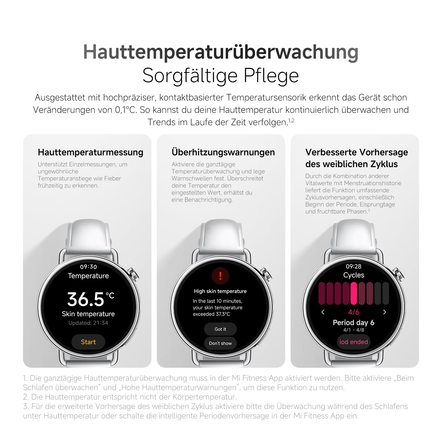 XIAOMI Watch S4 41mm Smartwatch Edelstahlgehäuse Fluorkautschuk-Armband Mintgrün