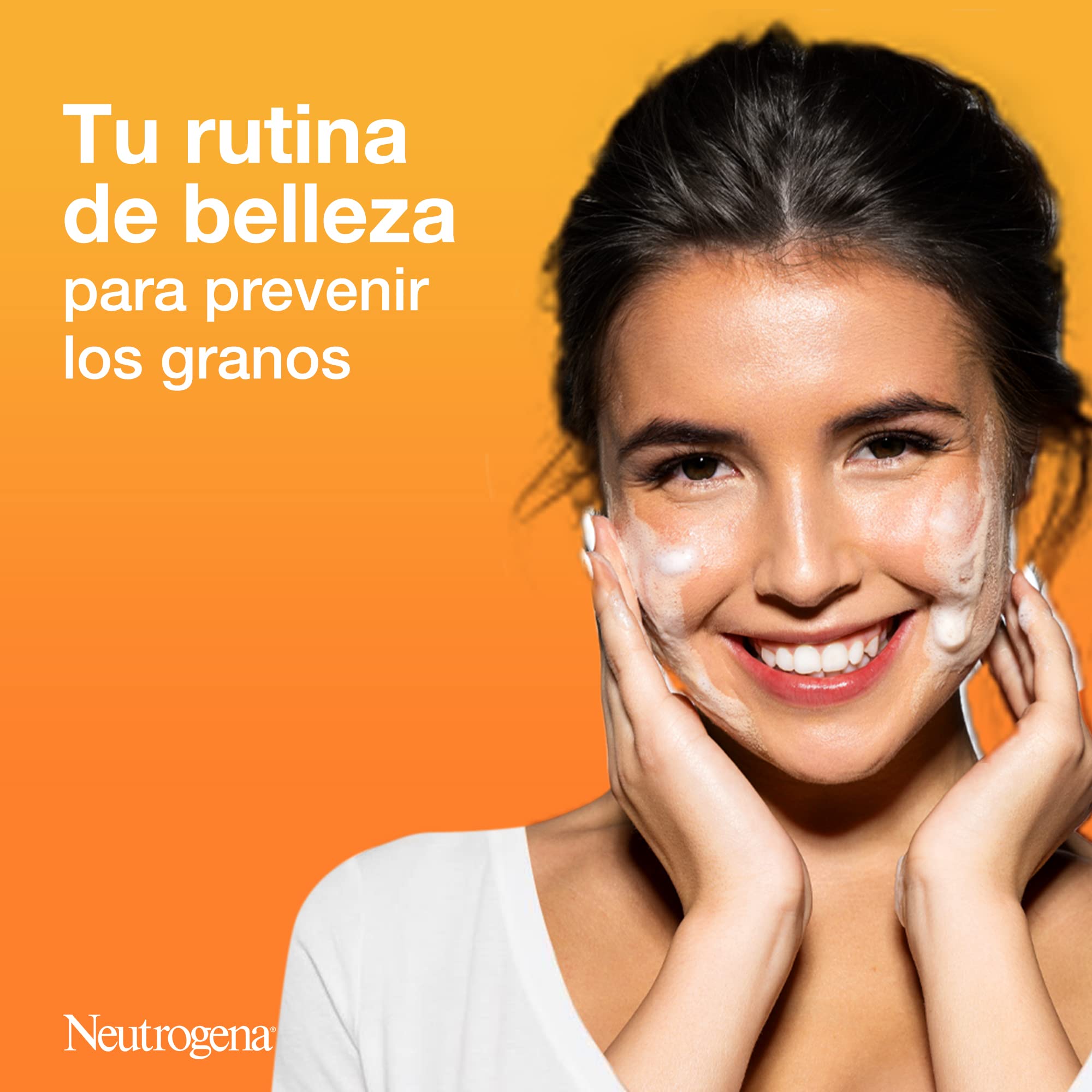 Neutrogena Visibly Clear Spot Controlling, rutina con ácido salicílico, contiene un gel limpiador facial (1x200 ml), un exfoliante facial (1x150 ml) y un hidratante facial (1x50 ml)