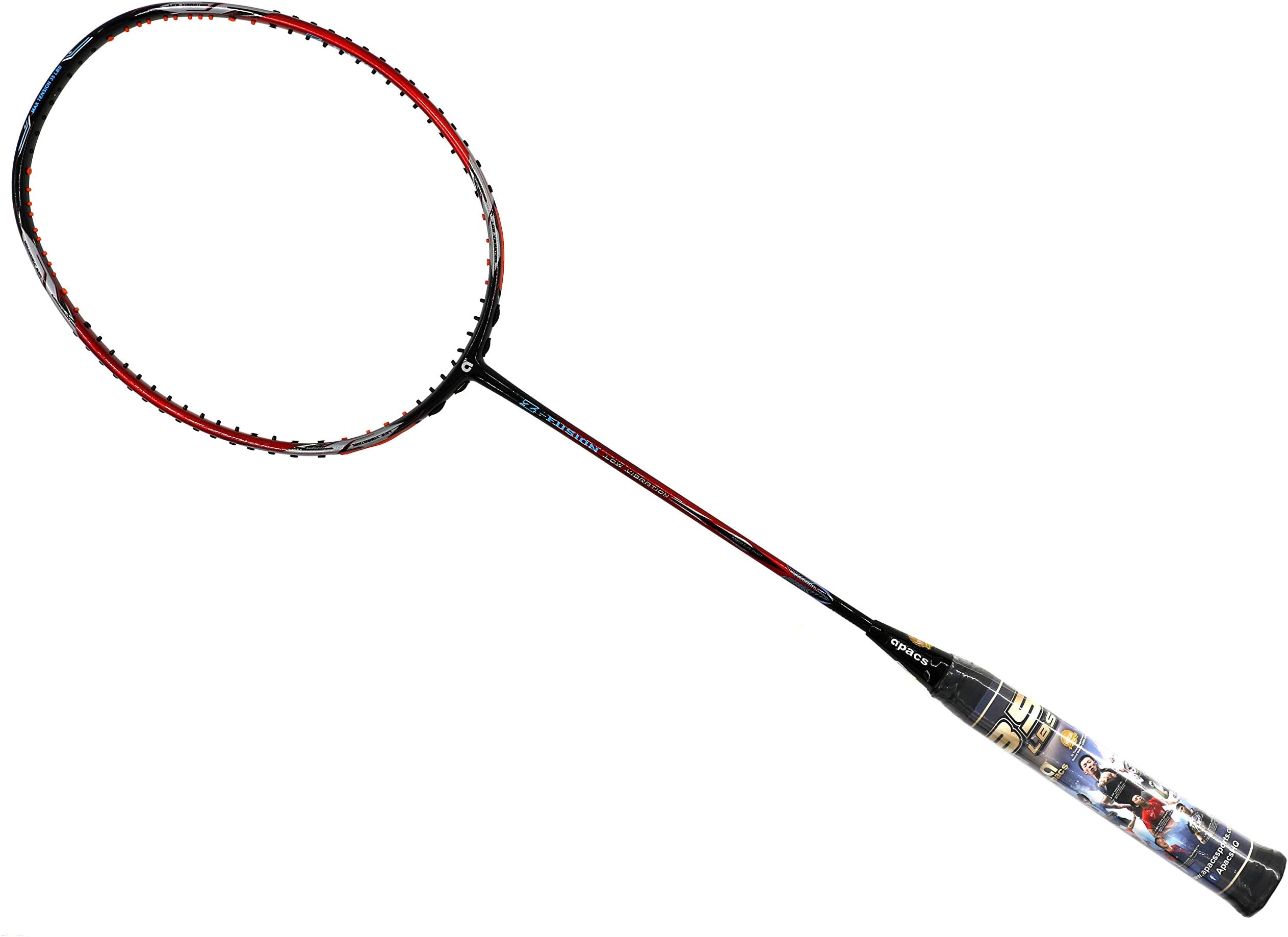 Apacs Z Fusion Black Red Badminton Racket Compact Frame (5U)