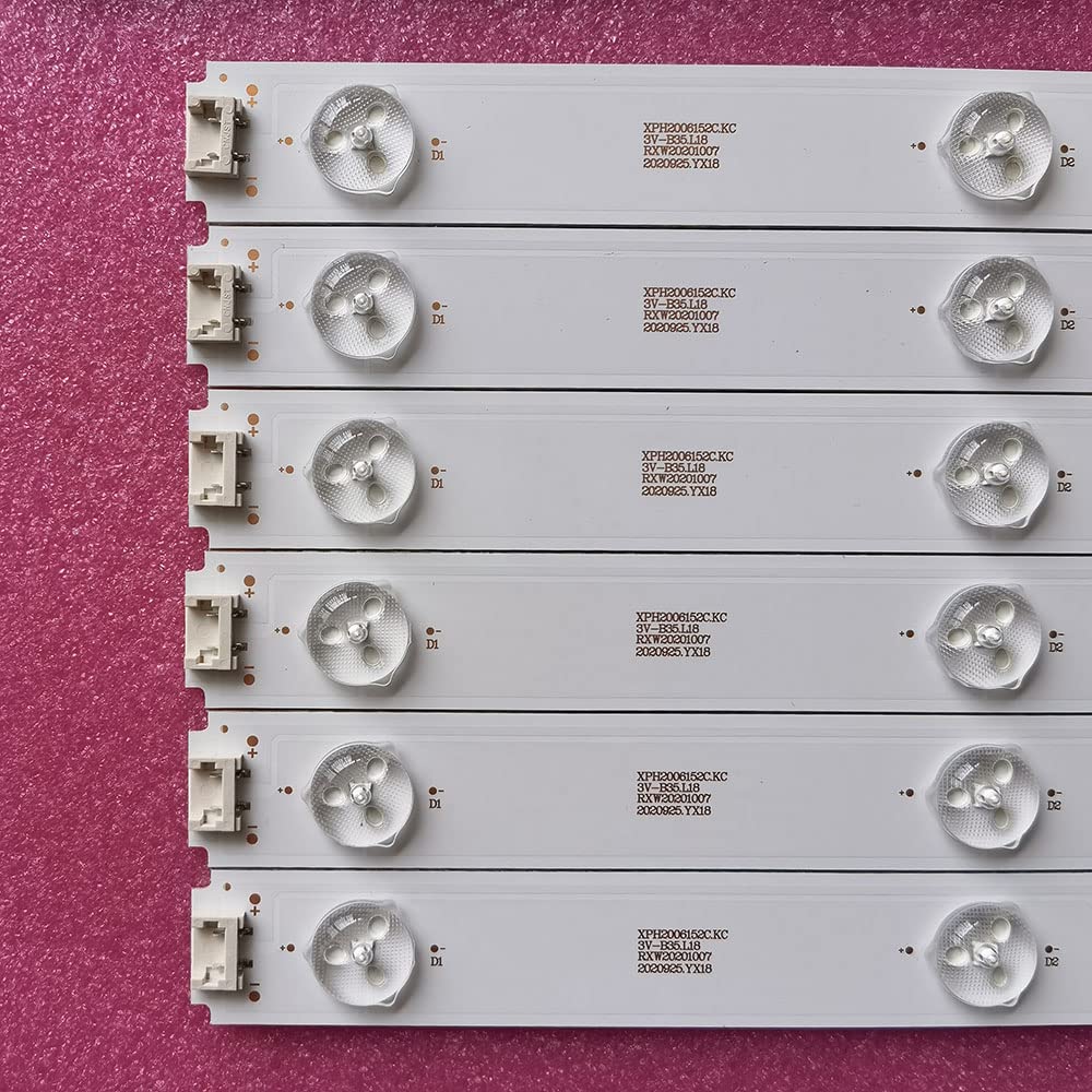 Bande LED 2015ARC490 Compatible Fit for ZLN60600-AC IC-B-HWCR49D640L IC-B-HWCR49D640R 49LENZA6627 49VLE6565BL ZLP60600 ZNL60600 ZLG60600