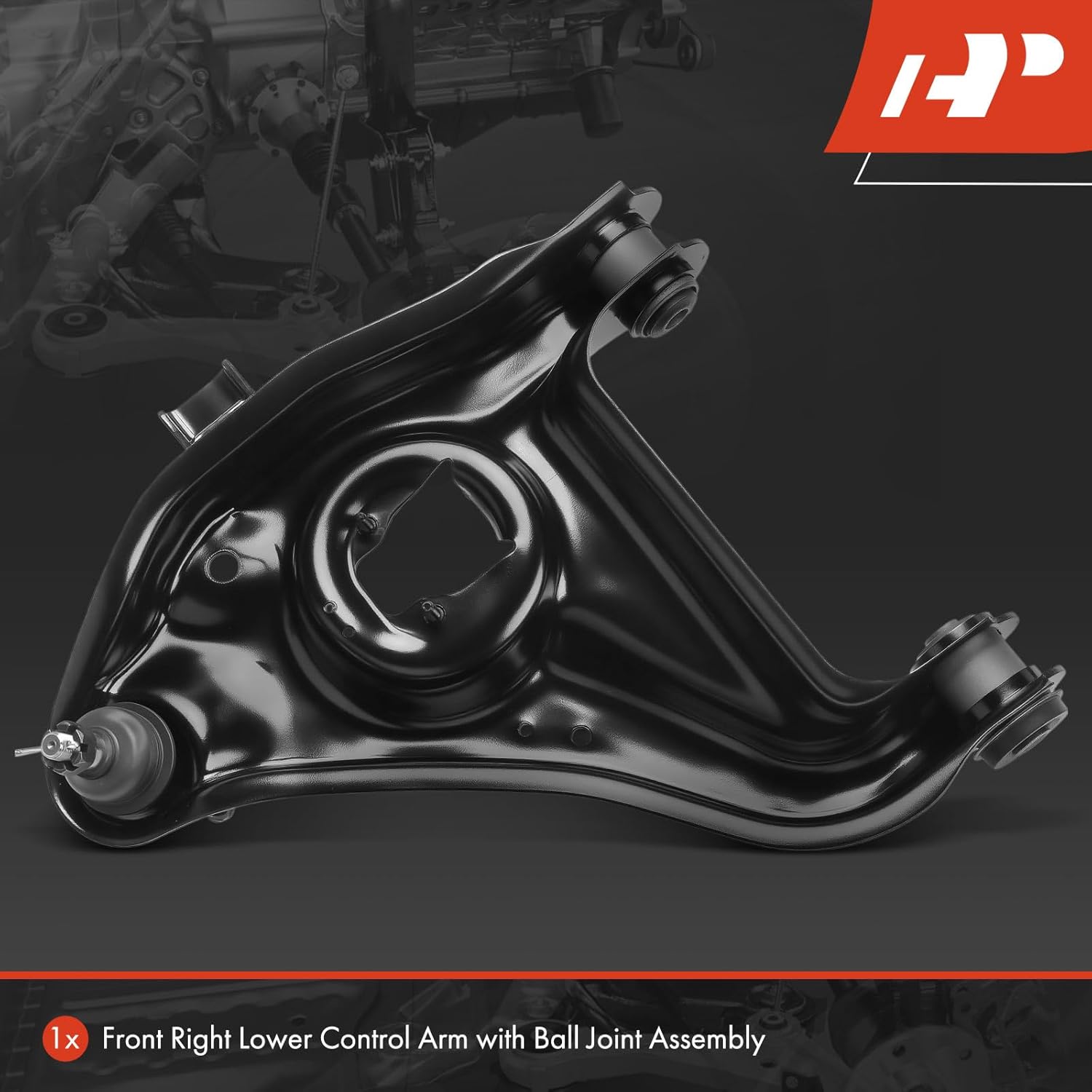 A-Premium Front Right Lower Control Arm, with Ball Joint & Bushing, Compatible with Ford Ranger 1998-2011 & Mazda B2300 2001-2010, B2500 1998-2001, B3000 1998-2007, B4000 1998-2004