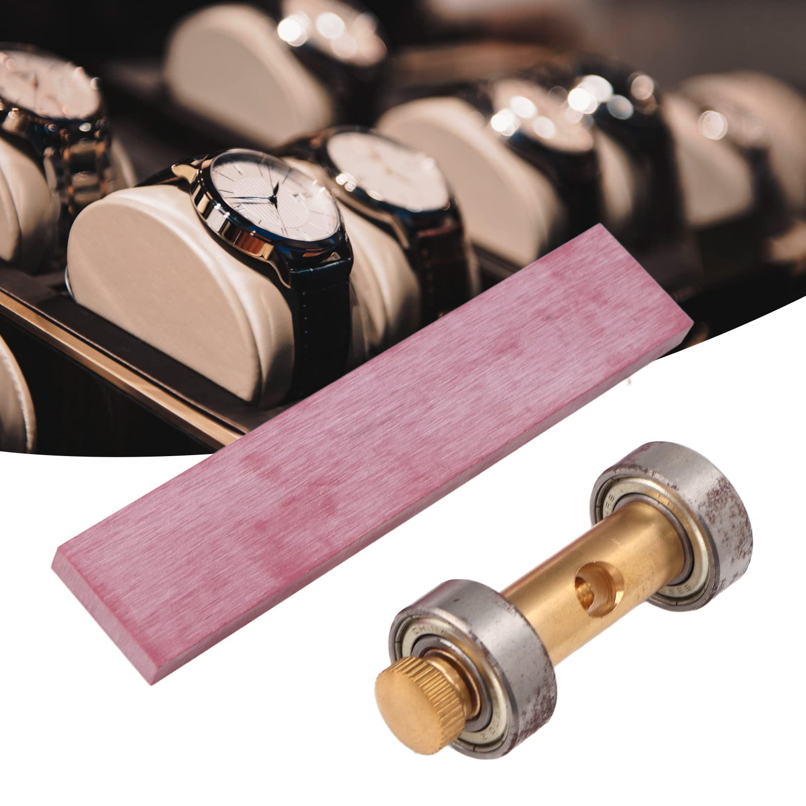 YAOGOHUA Watch Screwdriver Sharpening Stone 3000 Grit Copper Wristwatch Screwdriver Sharpener Repair Tool