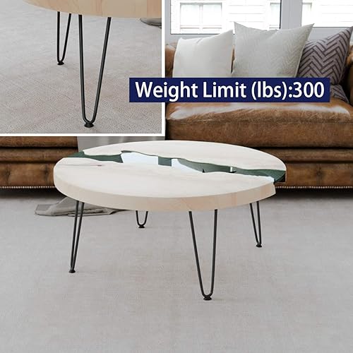 Miniatura 151 de SMARTSTANDARD Patas de muebles de horquilla de alta resistencia de 16 pulgadas, proyectos de bricolaje de metal para mesitas de noche, mesa de café