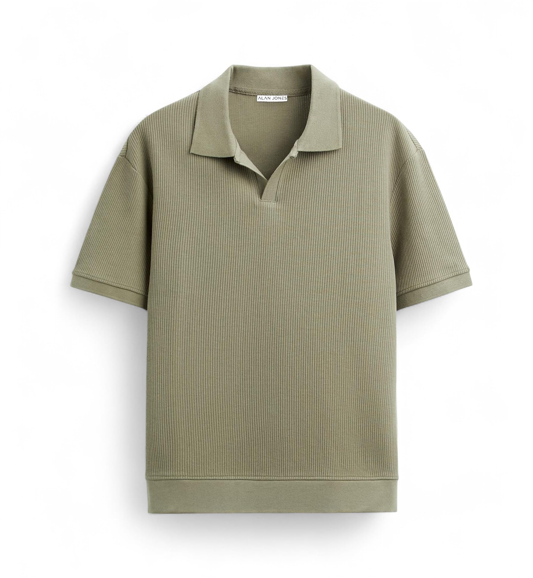 alan jones clothing Men's Textured Polo T-Shirt | Classic Short Sleeve Polo for Casual Wear-picture-49