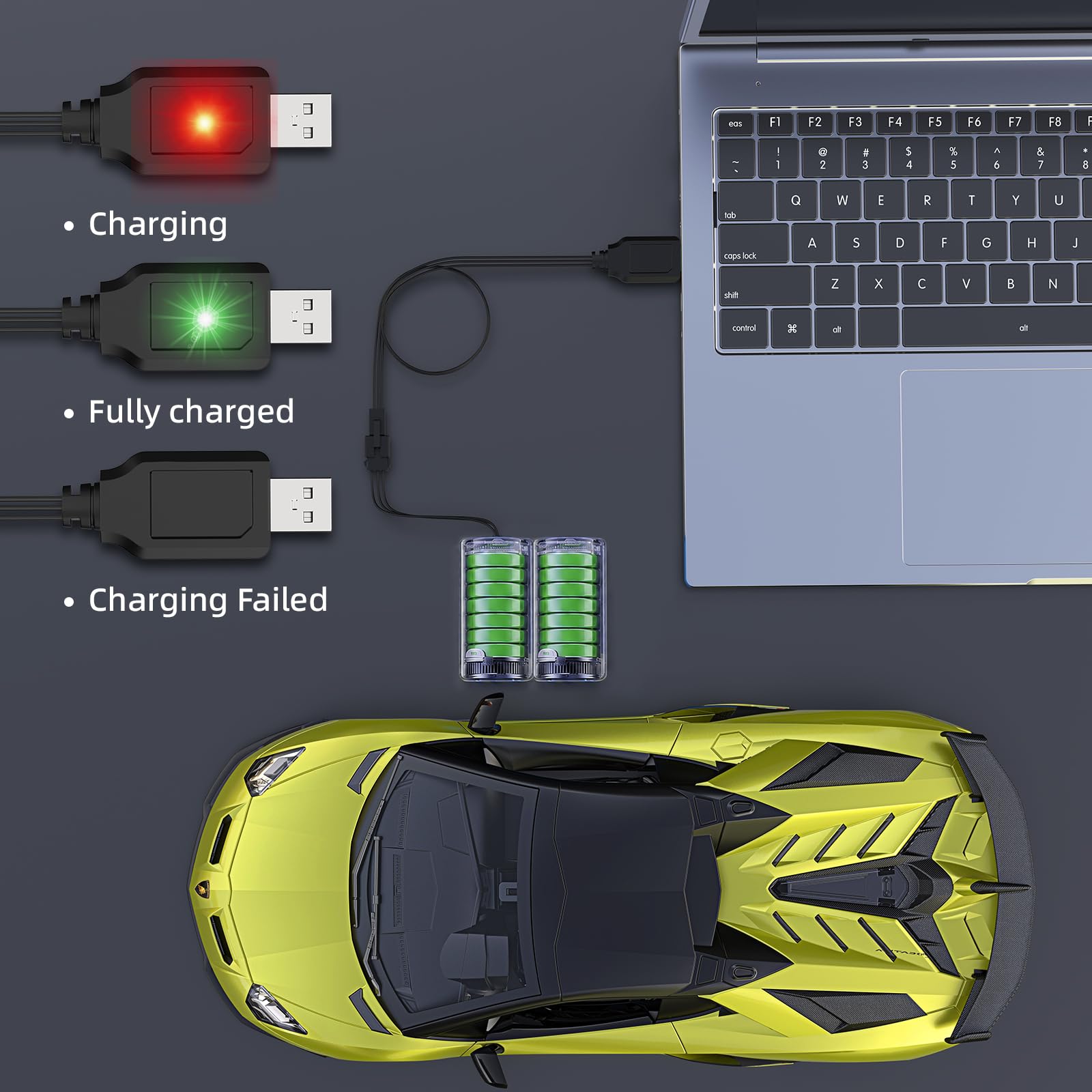 AEROQUEST 1:14 Lamborghini, auto telecomandata, 2,4 GHz, con licenza ufficiale Lamborghini RC auto con telecomando e faro per ragazzi e ragazze, regalo di compleanno, verde