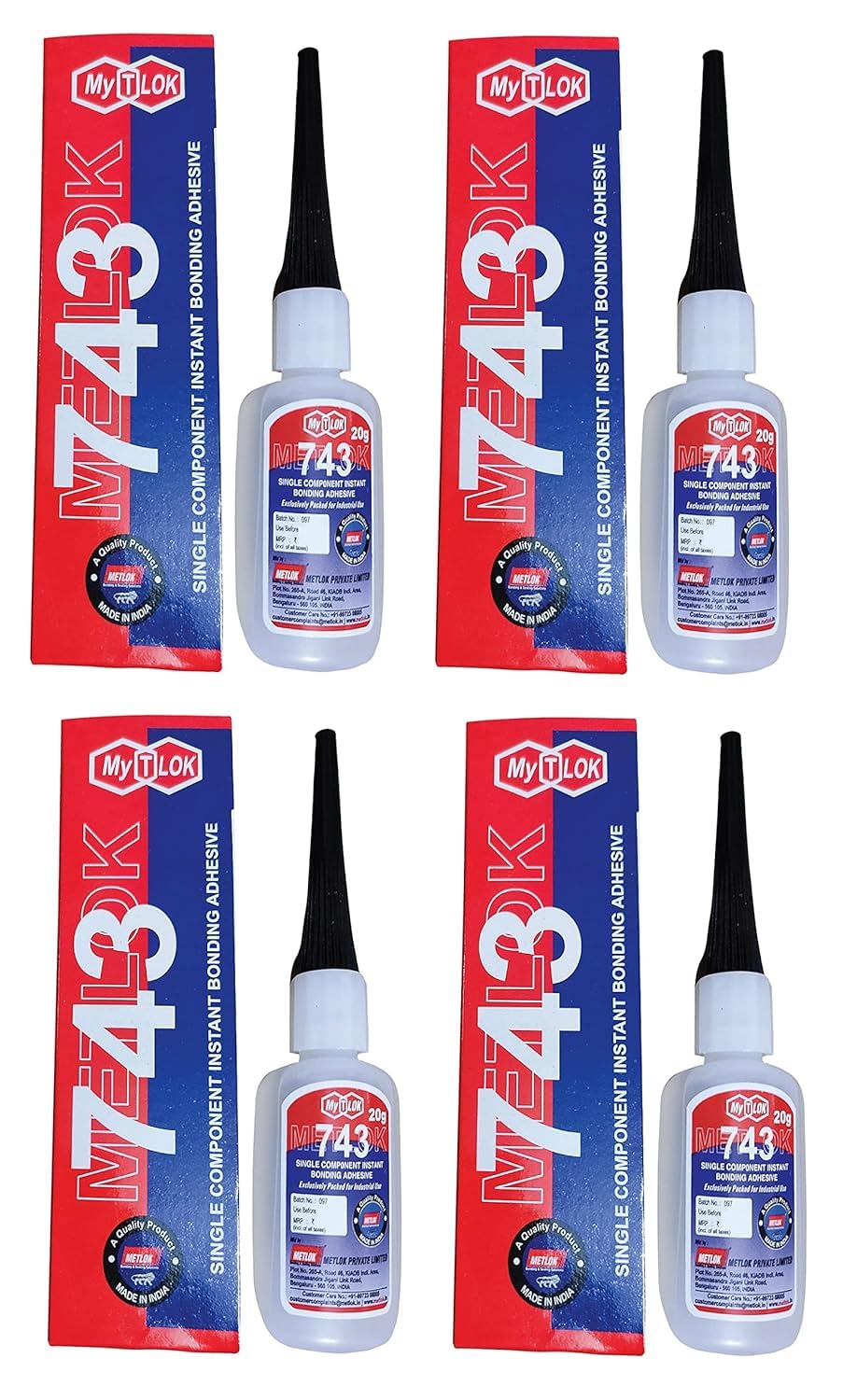 Super Bond 743 Super Glue | Instant Strong Bonding Cyanoacrylate Adhesive | Fast Drying Glue for Metal, Plastic, Rubber, Wood, Ceramic, Leather, Crafts, Home Repairs & DIY Projects | Pack of 1 x 20g-image-3