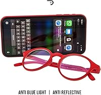 Vista 31 de DIDINSKY readers presbyopia reading glasses anti blue light for men and women. Rubber touch, flexible temples and anti-reflective lenses. Graphite