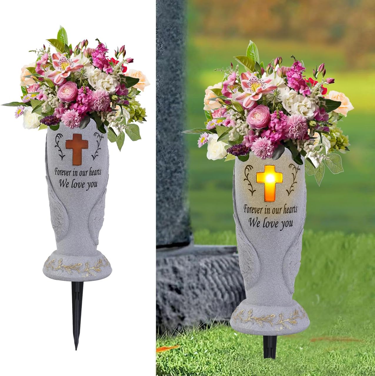 Cemetery Grave Flower Decorations for Grave