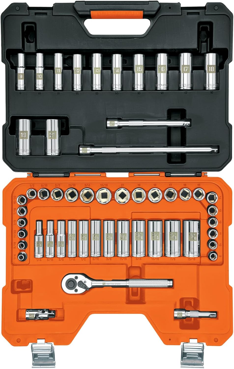 Box Thickness Gauges 3/8, 53 pieces, std and mm