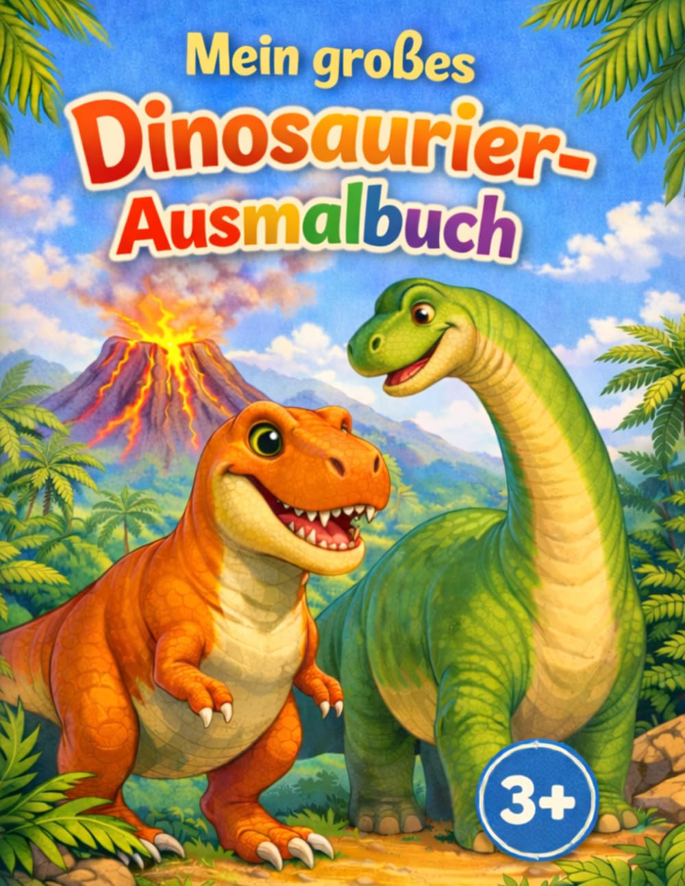 Mein großes Dinosaurier-Ausmalbuch