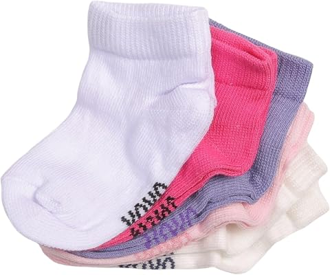 Elsayaad Socks Pack Of 5 For Girls, 1-2Years