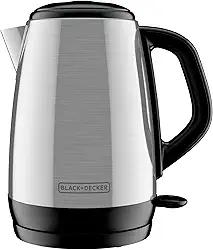 BLACK+DECKER 1,7 L de aço inoxidável sem fio