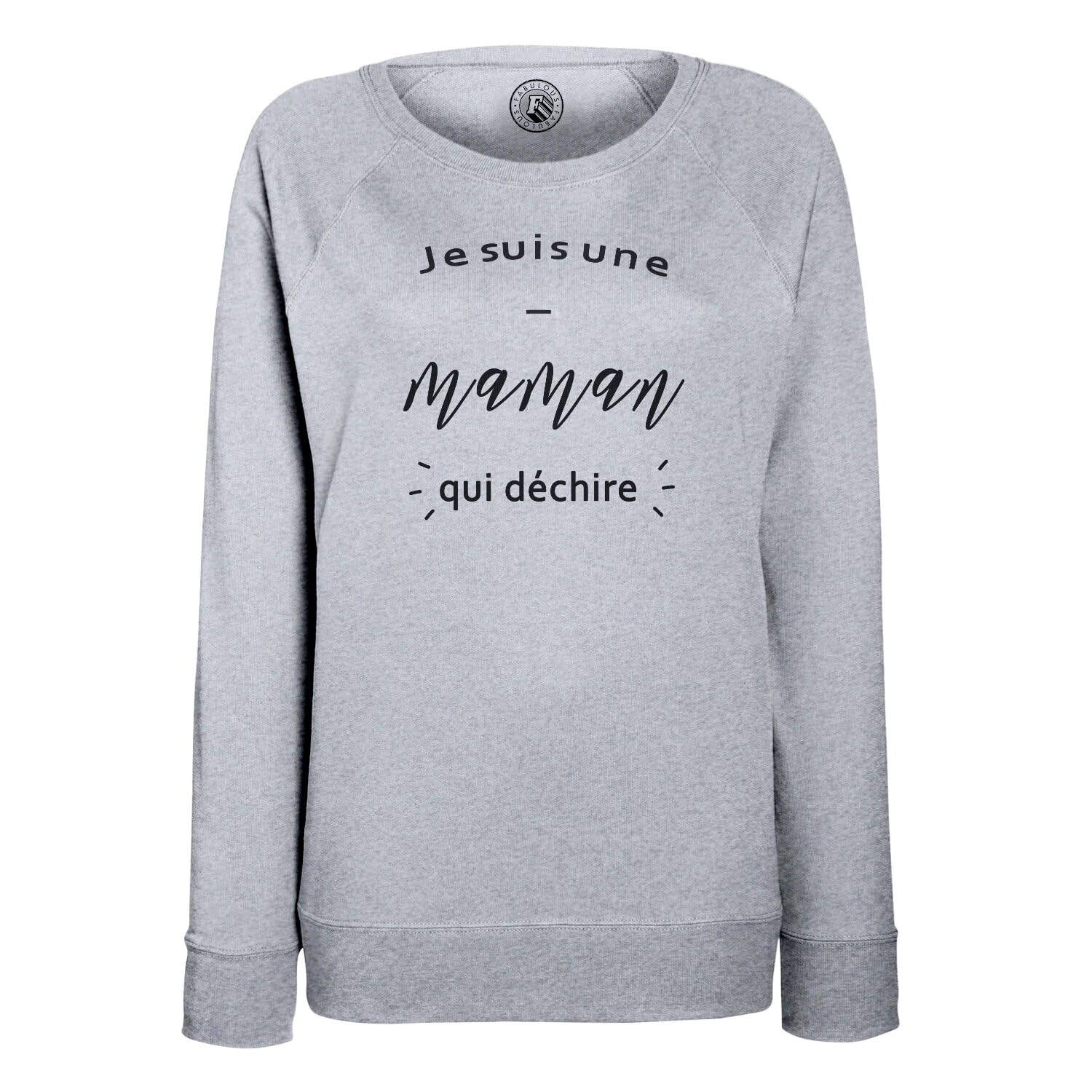 Sweat maman qui déchire pull décontracté pour sorties en famille