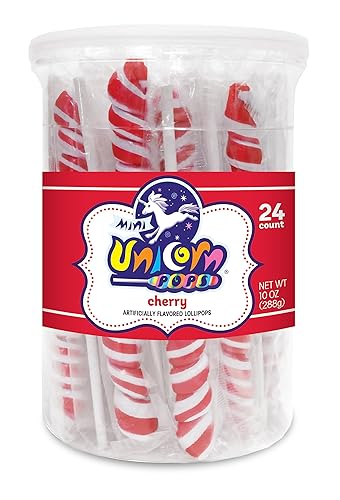 Miniatura 9 de Unicorn Pops - 24 paletas de unicornio envueltas individualmente, recuerdos de fiesta de unicornio, bufés de dulces, paletas a granel (vainilla,