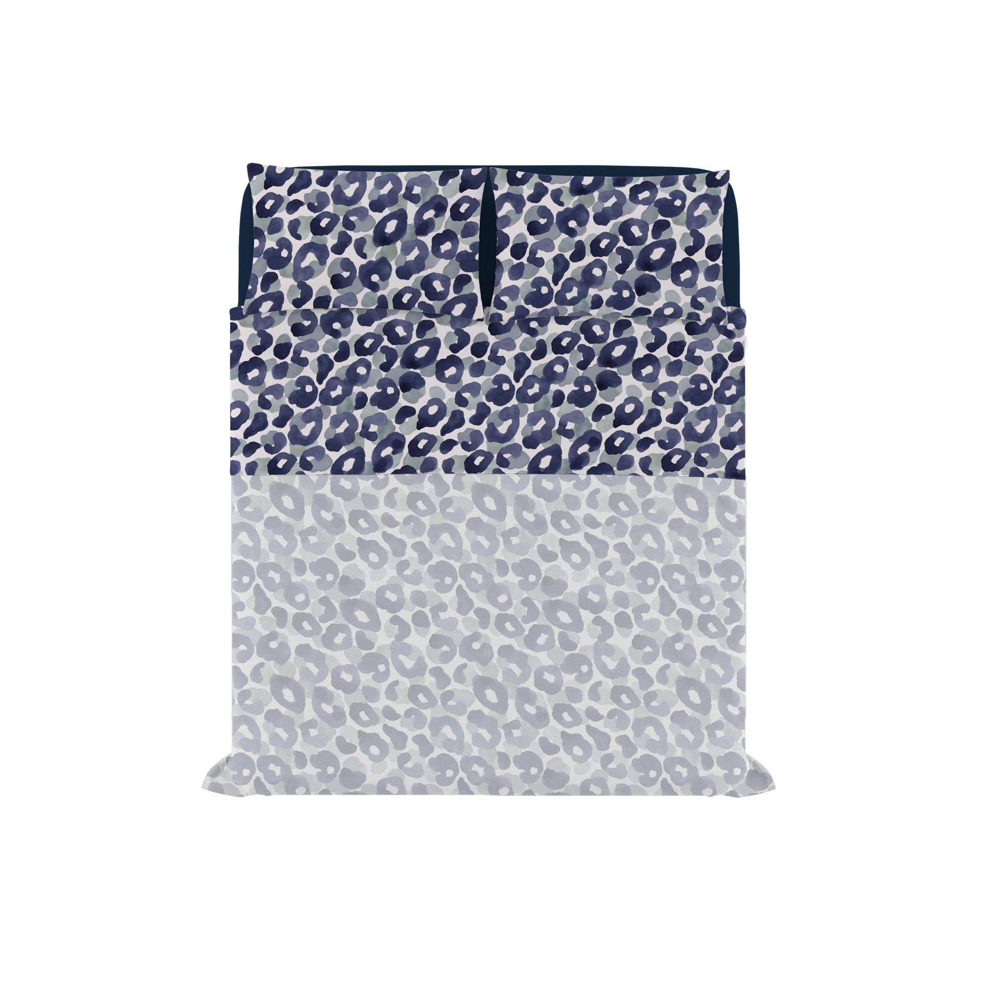 Fashion Microfibre Bed Linen Set, Made in Italy, Wild, Double, Double Bed - Image 2
