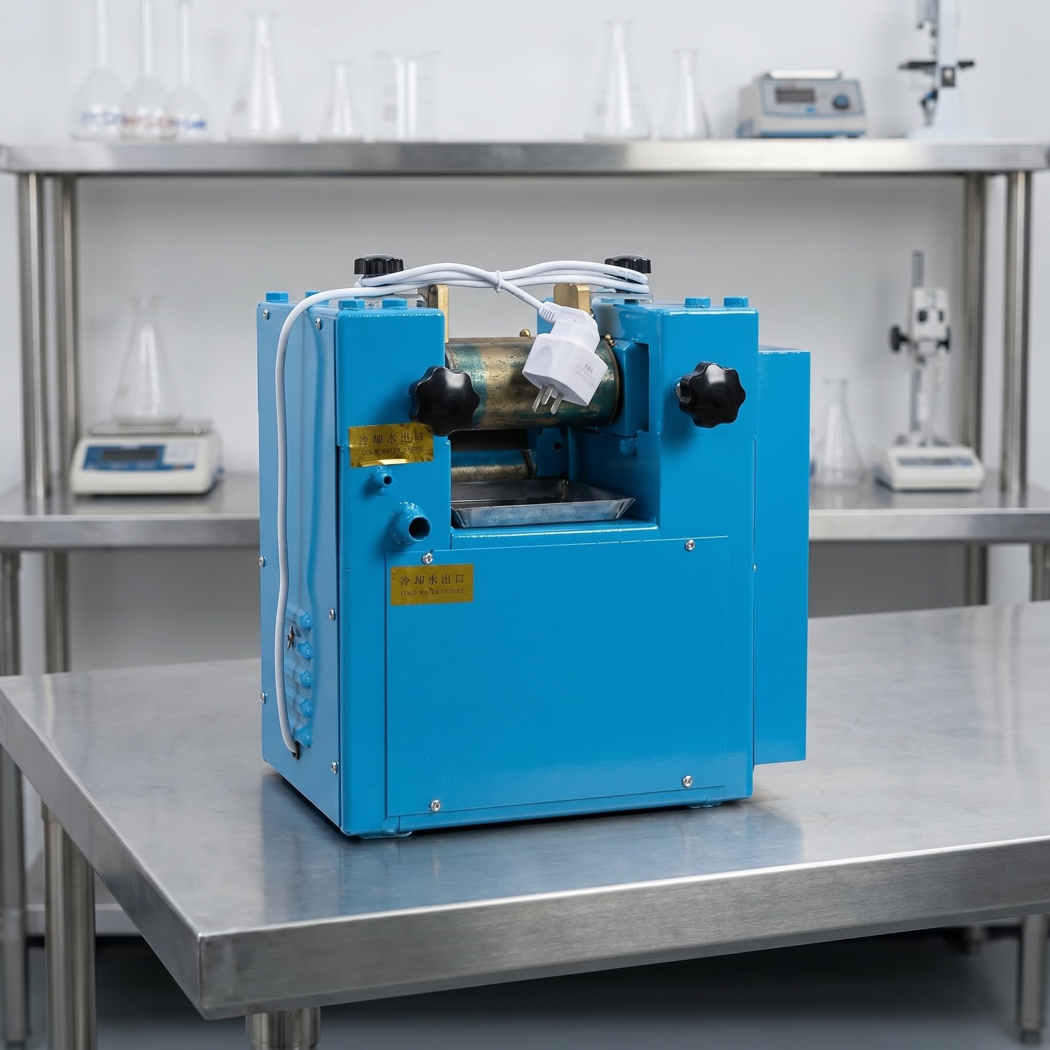 Molino De Tres Rodillos De Alta Eficiencia para Uso En Laboratorio - Molino De Precisión para Pinturas, Tintas Y Recubrimientos