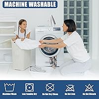 Vista 7 de Protección de colchón JamRest tamaño Twin XL acolchada y ajustada, protector de colchón impermeable y transpirable, se estira hasta 21 pulgadas