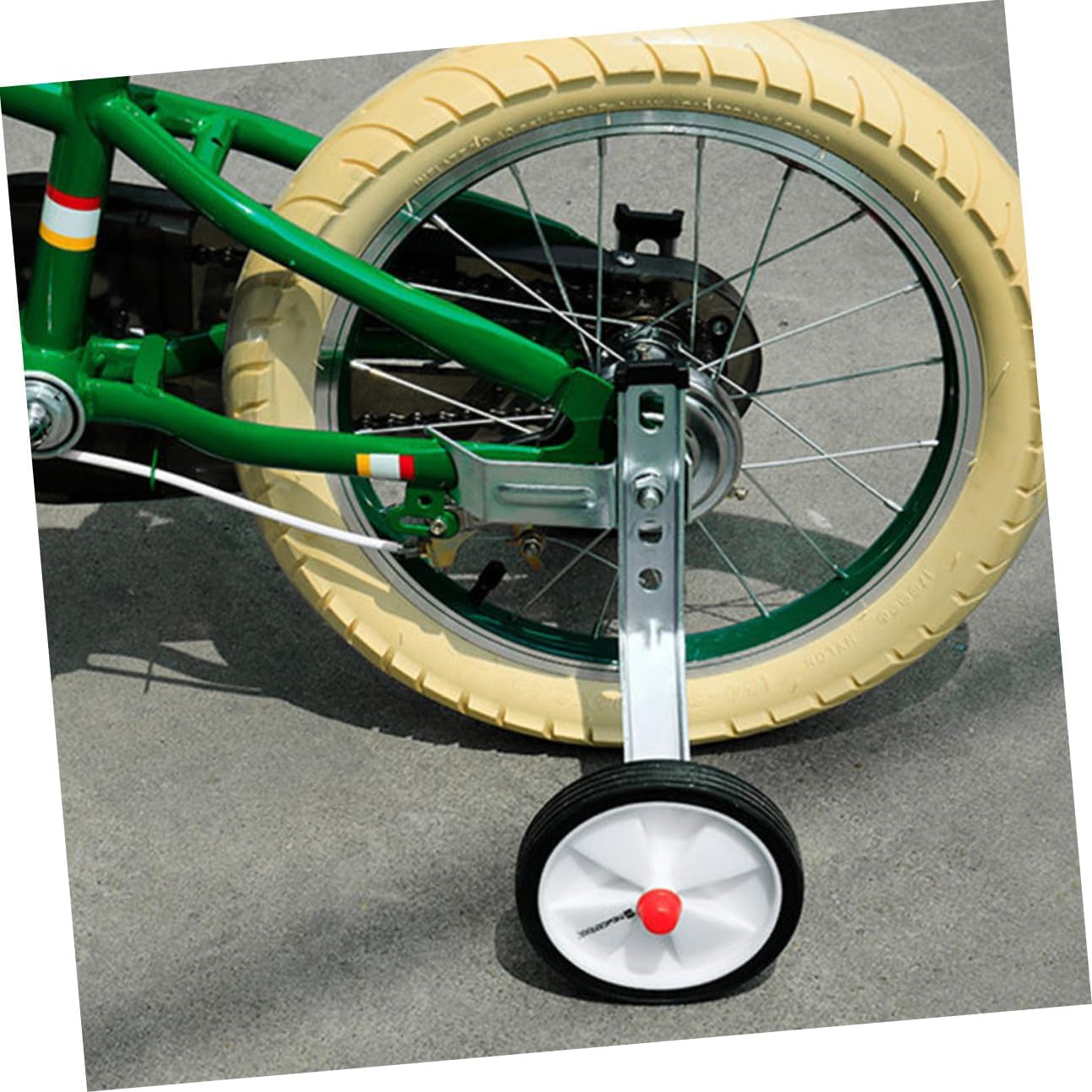 Wear-resistant Bike Training Wheels Replacement Stabilizers for S Bicycle Balance Auxiliary Wheels for Boys and Learning to Ride