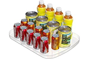 Lazy Susan Turntable Organizer | Maximizing Refrigerator Space with 360° Rotation