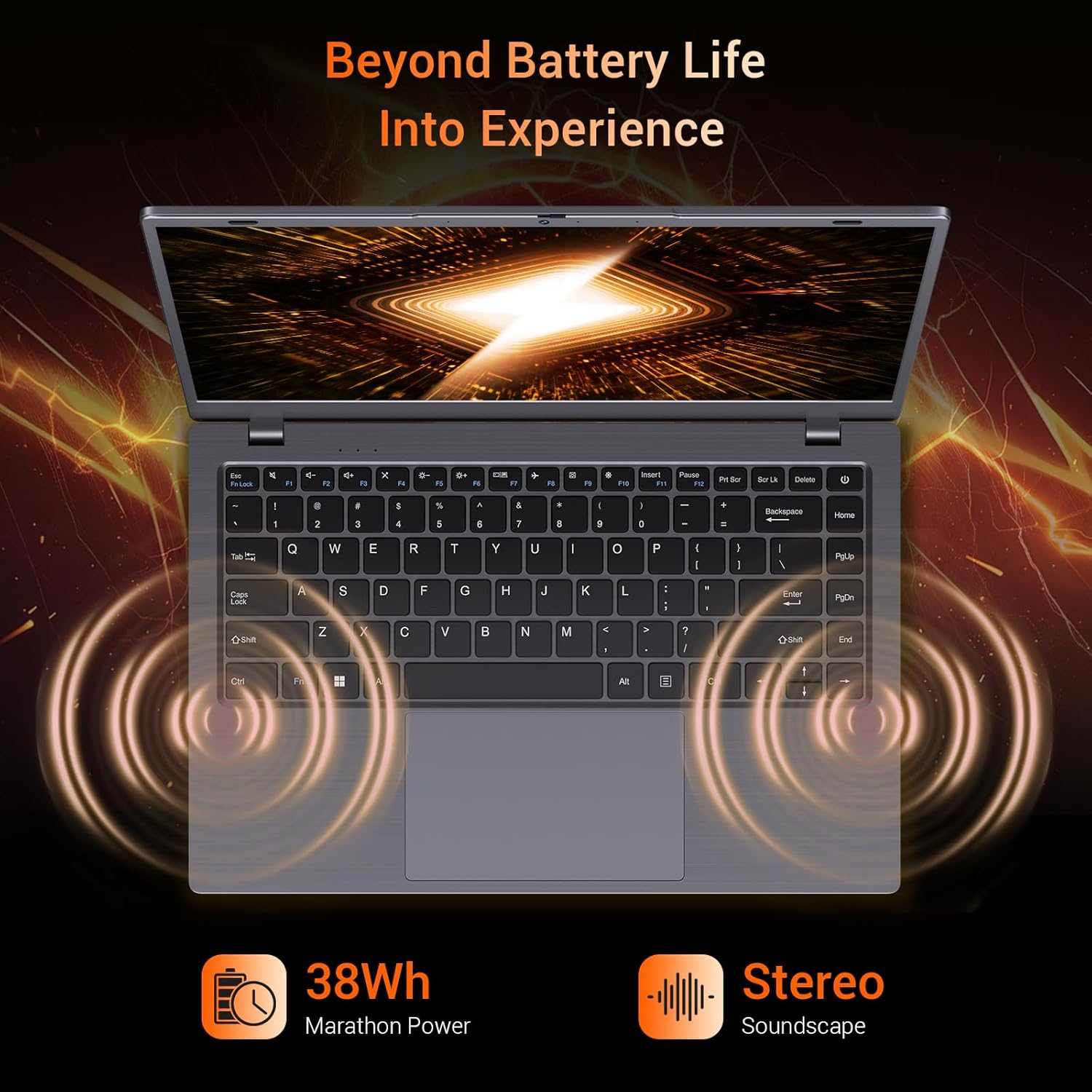 Laptop 14 inch, Laptop Computer with 16GB RAM 512GB SSD(Up to 2TB), IPS Display, Pentium 6500Y(Beat to N5095), Long Battery Life, Dual Type-C, USB 3.2, WiFi, Laptops for Business & Student