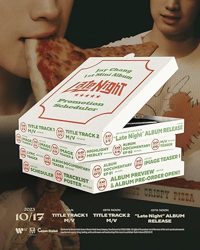 Miniatura 6 de Jay Chang Late Night 1er Mini álbum CD+póster de letras plegadas en el paquete+fotolibro+tarjeta fotográfica+seguimiento Sealed Boys Planet (Juego