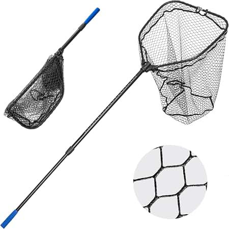 black fishing scoop nets PromarCollapsible Extend Net Introducing Titan MKTANK1 Alvey Orbiter Baitcast Reel Size:YZ SB 65LB 5C 3300YD 8X