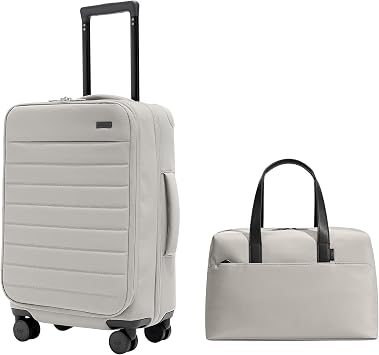 Away Travel Duo Carry-On Suitcase & Everywhere Bag Set Cloud Gray, Seamless Travel & Organization