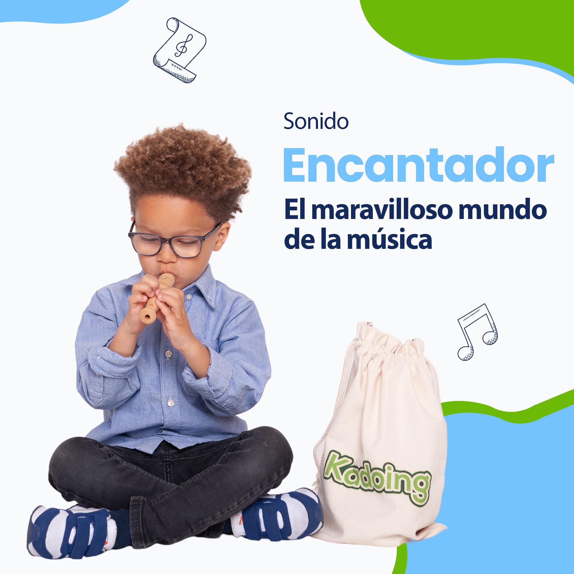 Set de Instrumentos Musicales para niños de Madera (18 Piezas) - Juguetes educativos Montessori - Música para niños - Regalo sostenible - Cumpleaños Infantil - Juegos Musicales