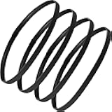 4 Pieces Elastic Sports Headbands Thick Non-Slip Hair Bands for Women and Men