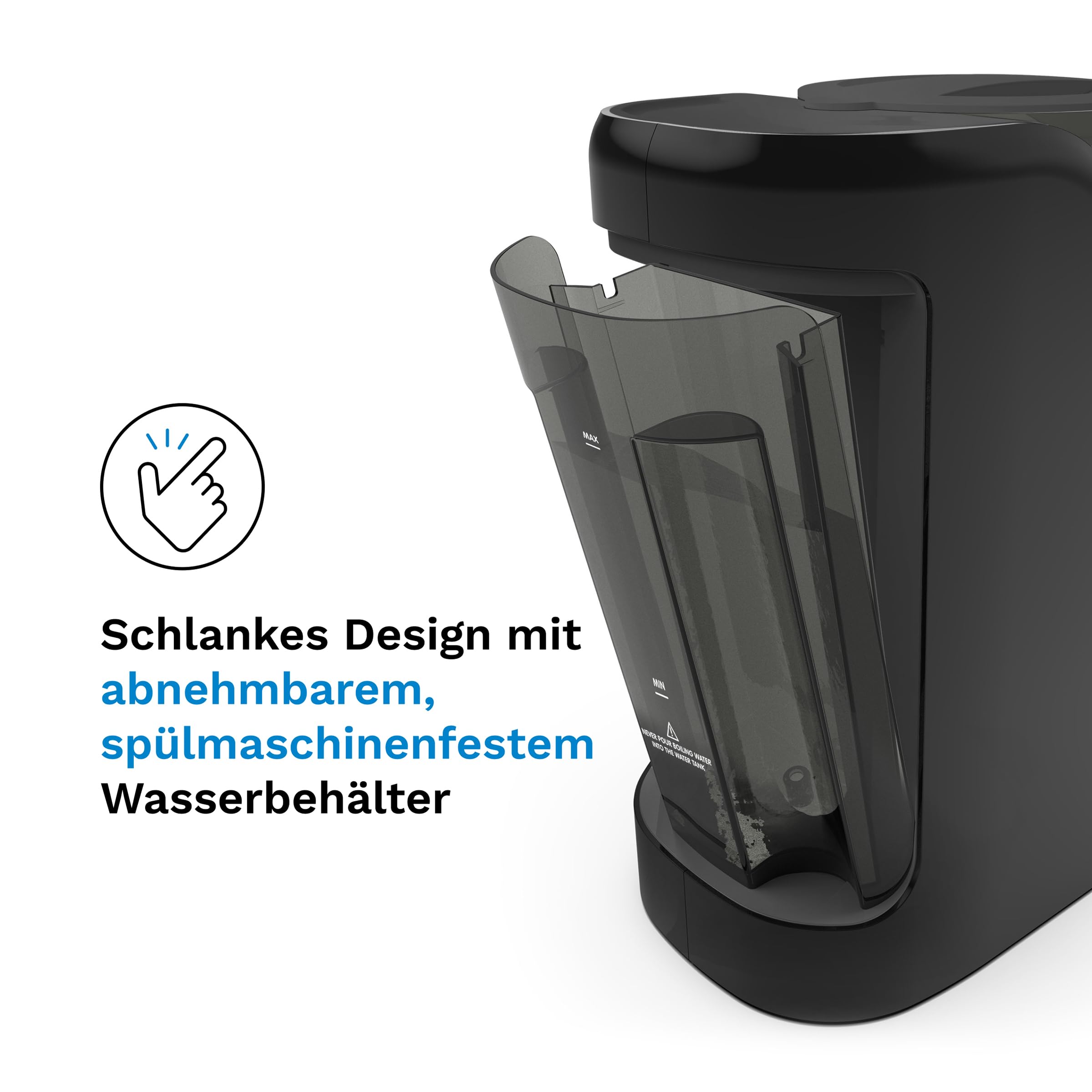 Baby Brezza Formula Pro Advanced Automatischer Flaschenzubereiter | Mischt Milchpulver & Wasser perfekt per Knopfdruck – 3 Temperaturen – Für alle Flaschen & Pulver – BPA-frei, schwarz