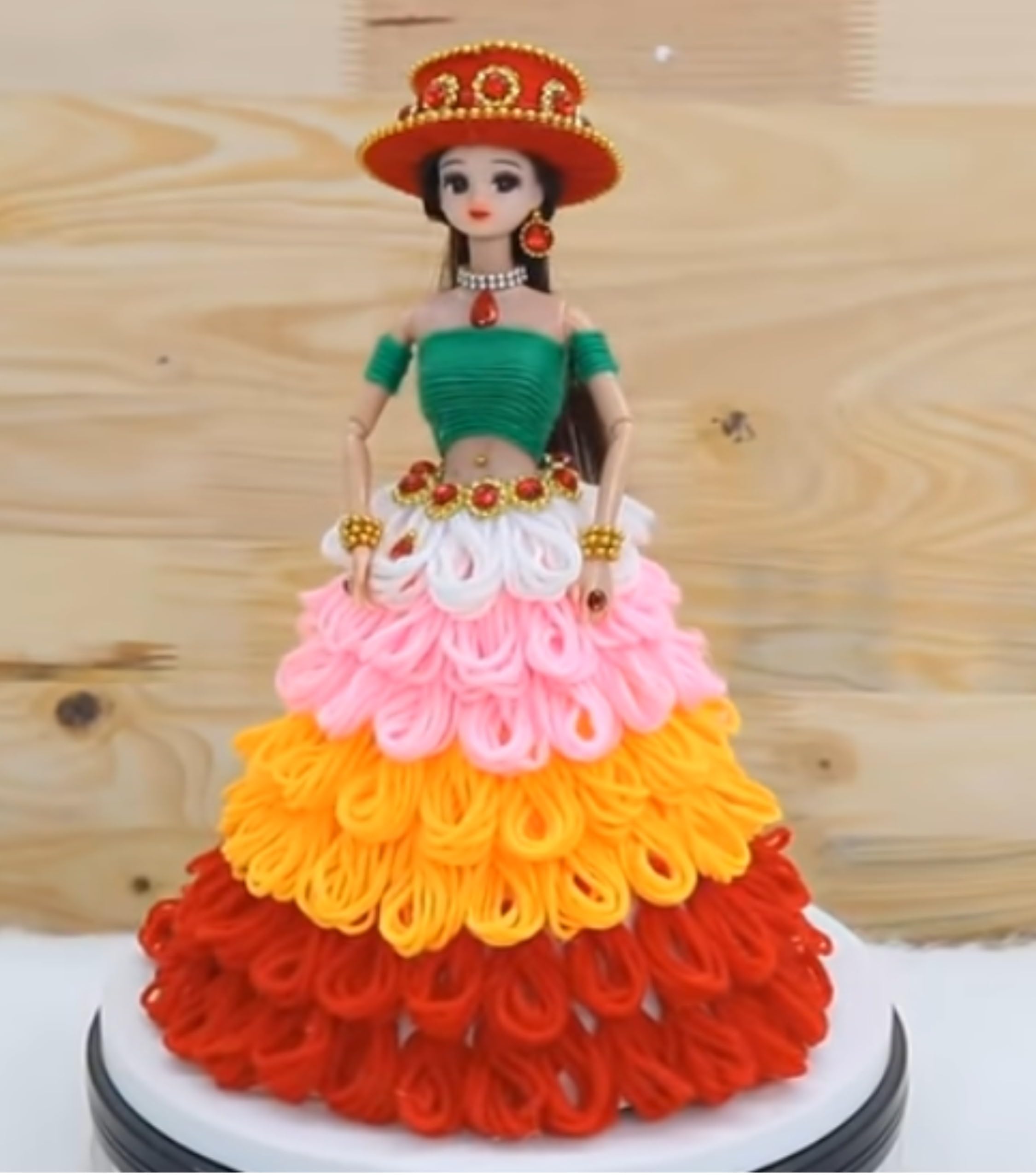 Imperial Woolen fency Traditional Beautiful Doll for Decoration in Home, Any Functions (FD-Tricolor) (B0CQ4CGNWC) Amazon Price History, Amazon Price Tracker