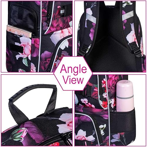 Miniatura 5 de FTJCF Mochila para laptop, mochila escolar de 16 pulgadas, mochila universitaria, mochilas resistentes al agua para adolescentes, niñas, niños,