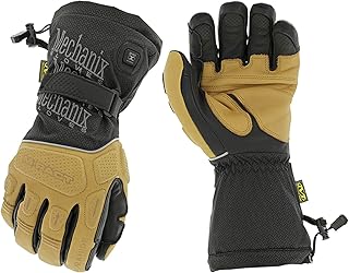 Mechanix Wear: ColdWork M-Pact Heated Smart Glove with clim8 Technology, Waterproof, Touchscreen Capable, Winter Work Gloves with Impact Protection, For Extreme Cold Weather (Black/Gray, Large)