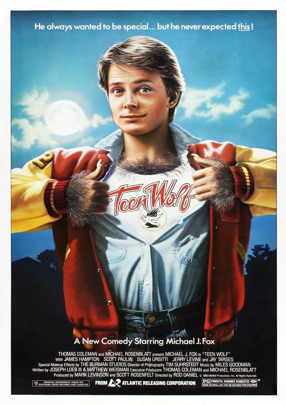 Omg Printing Teen Wolf Michael J Fox Poster/Print/Picture Satin Photo Paper - A3-297Mm X 420Mm
