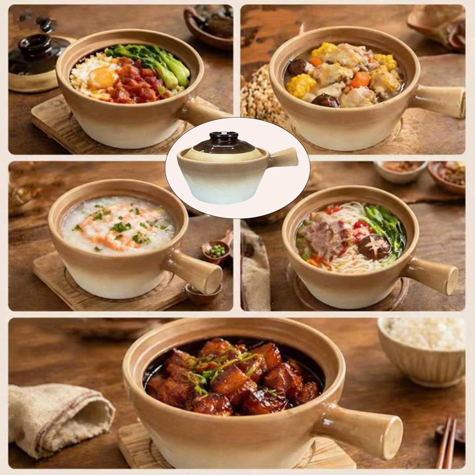 Olla de barro | For cocinar guisos con arroz y avena