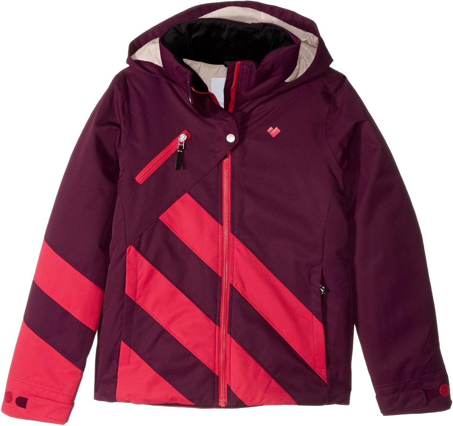 Obermeyer Girl's Tabor Jacket (Little Kids/Big Kids) Drop The Beet XL (18 Big Kid)